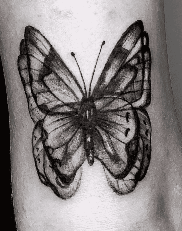 Beautiful Butterfly  Tattoo Photos