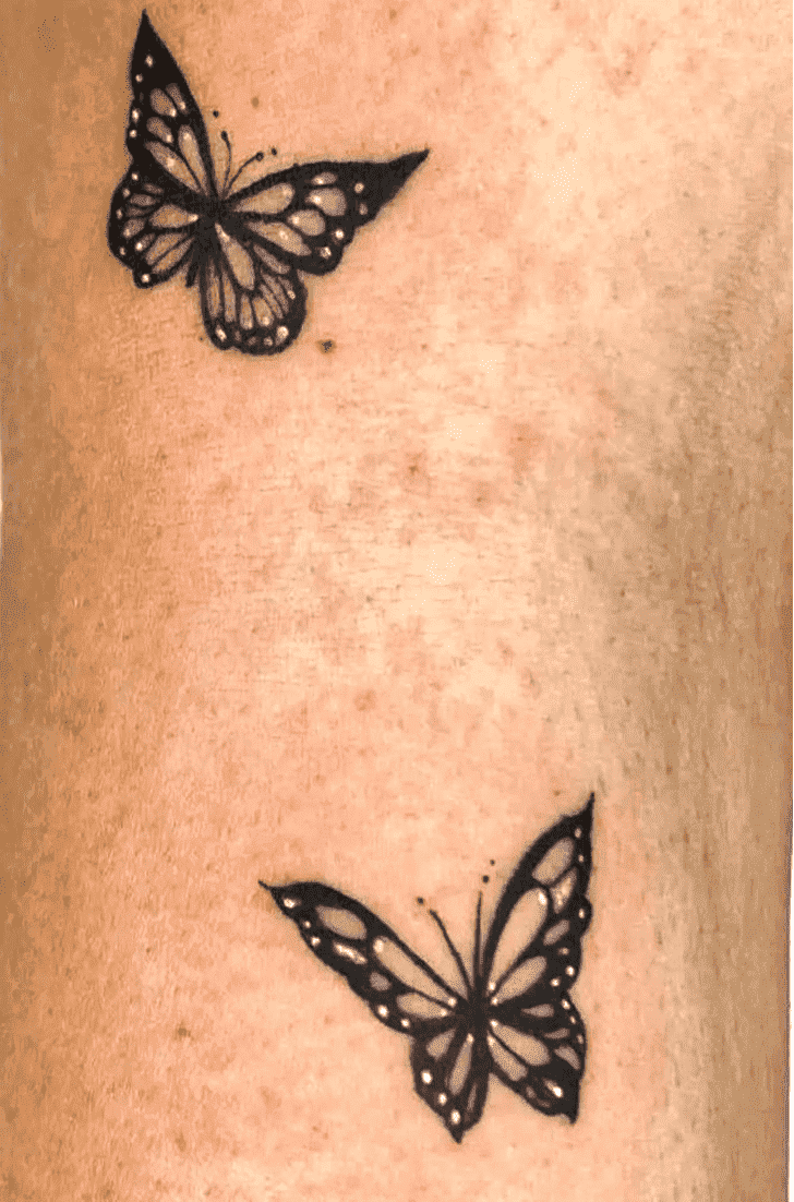 Beautiful Butterfly  Tattoo Snapshot