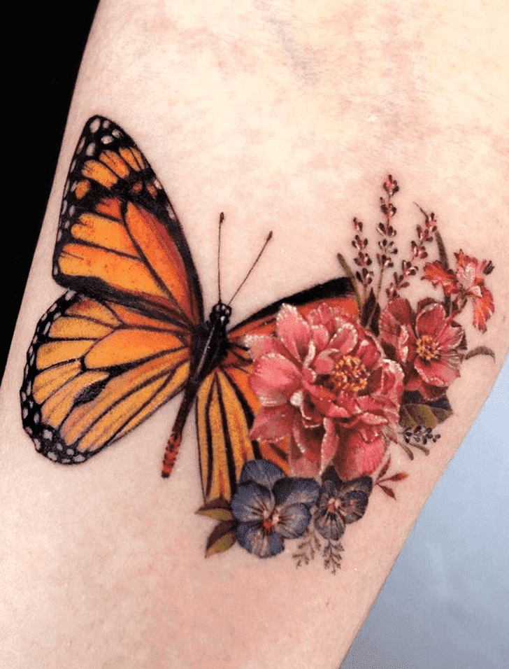 Beautiful Butterfly  Tattoo Photograph
