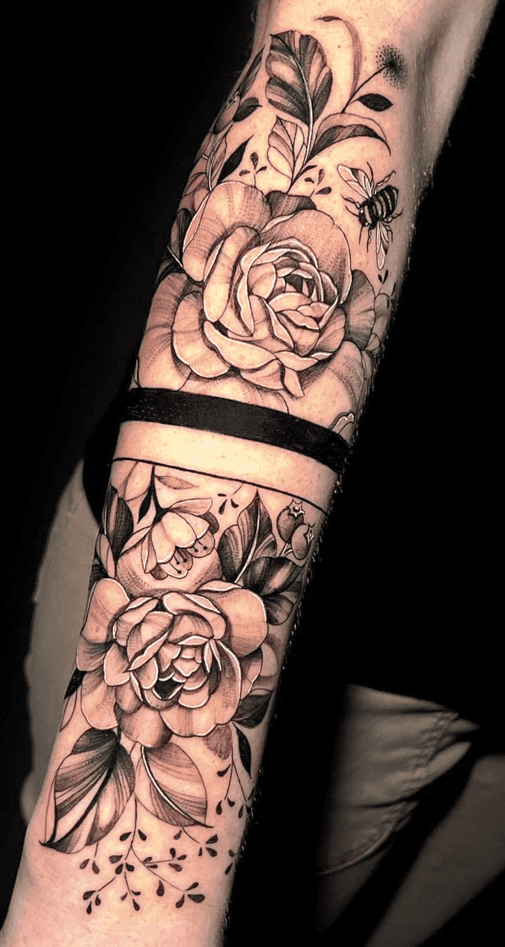 Beautiful Rose Tattoo Picture