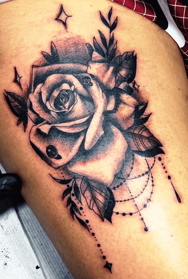 Beautiful Rose Tattoo Photograph