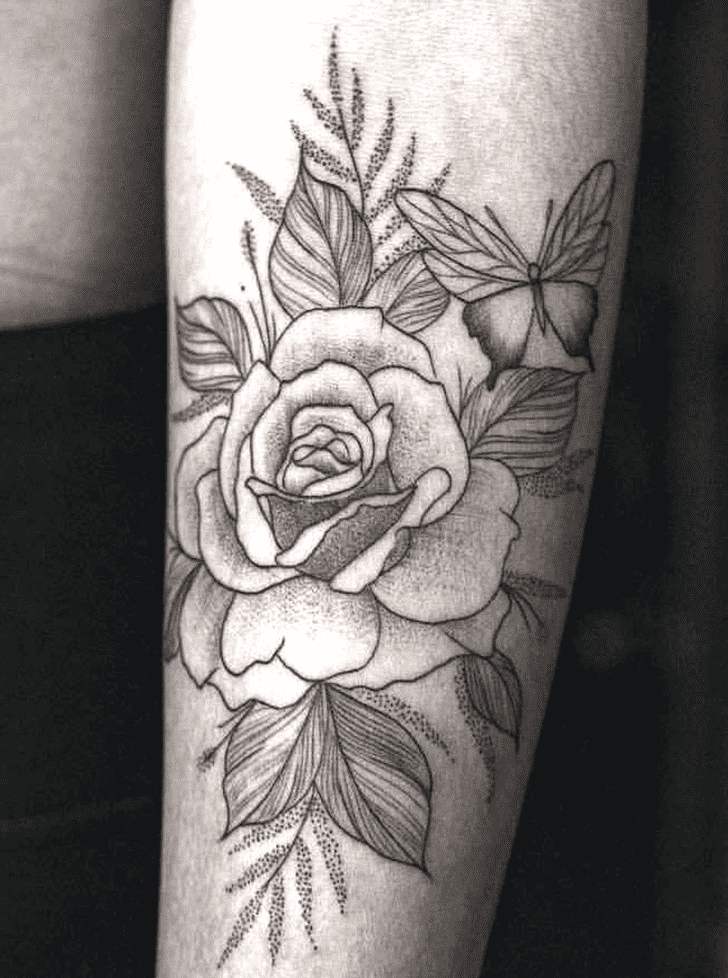 Beautiful Rose Tattoo Photos