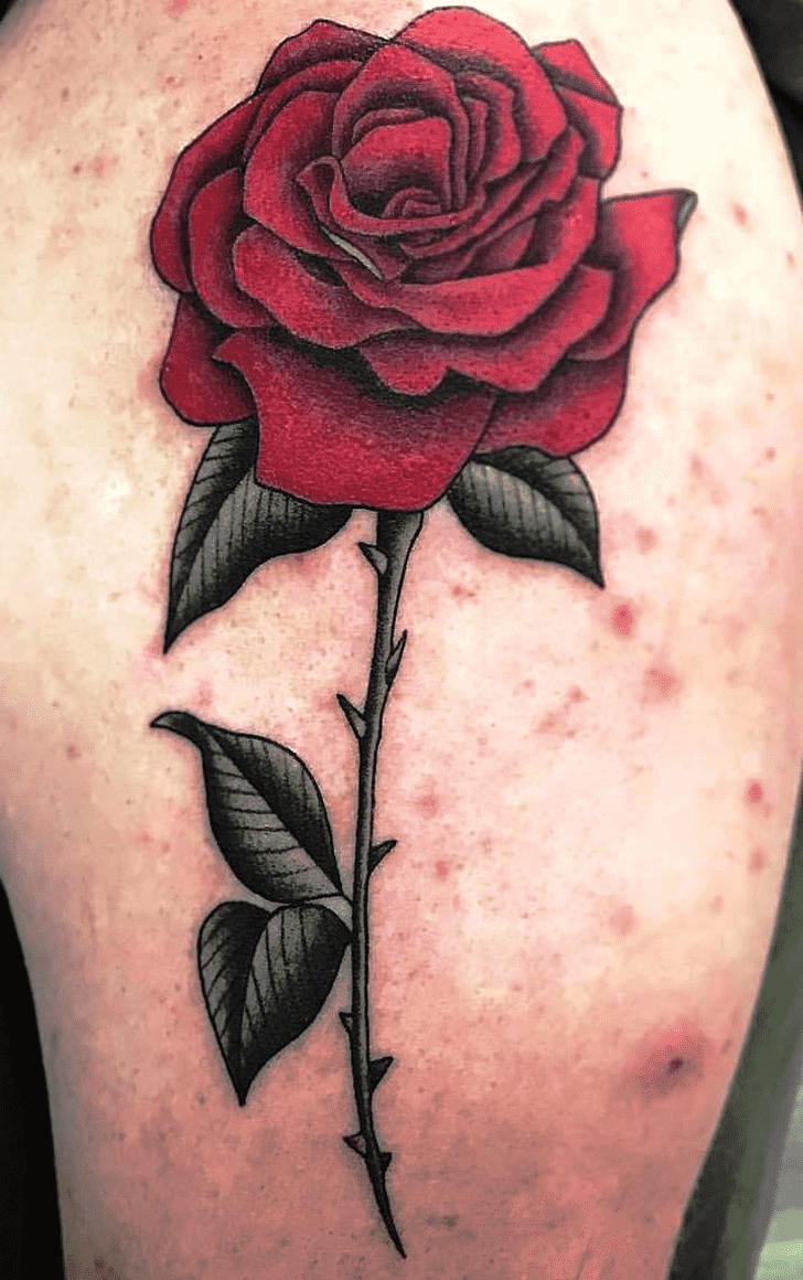 Beautiful Rose Tattoo Ink