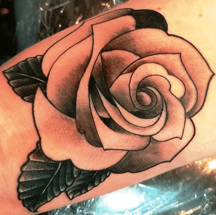 Beautiful Rose Tattoo Photo