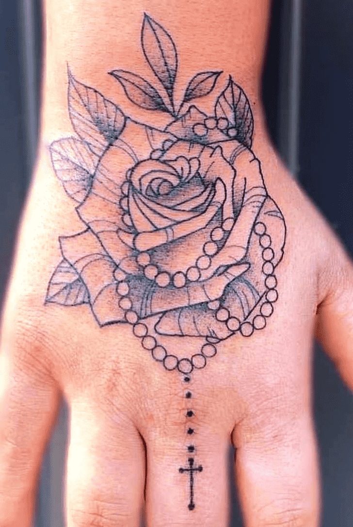 Beautiful Rose Tattoo Photograph