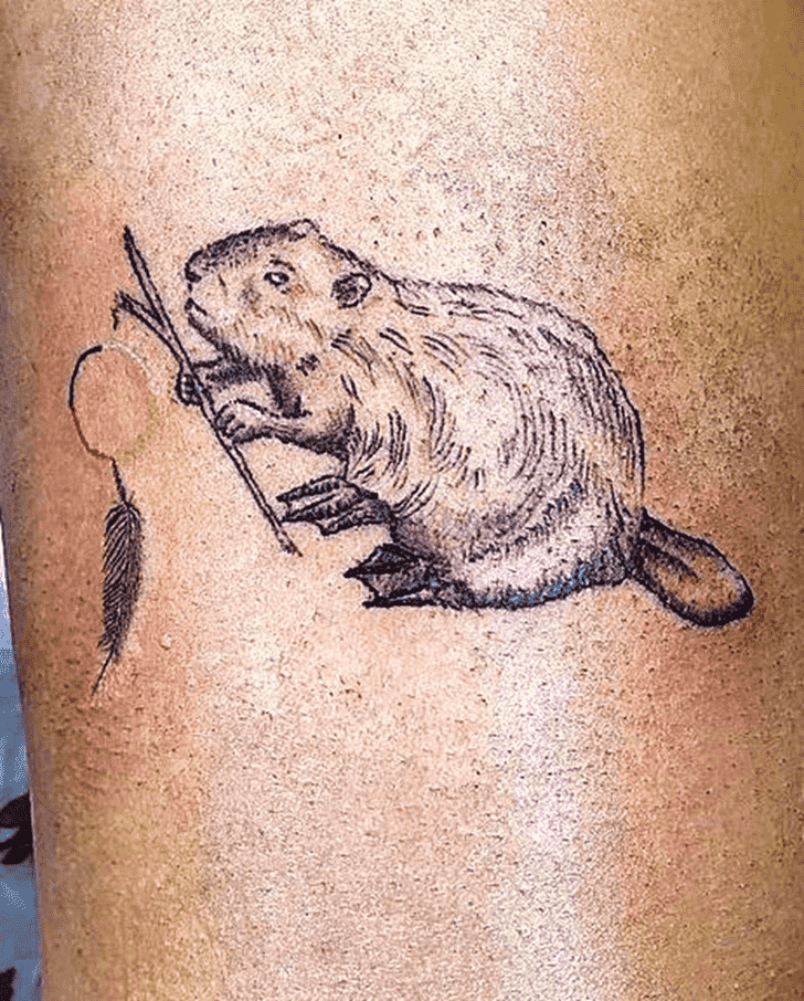 Beaver Tattoo Photograph
