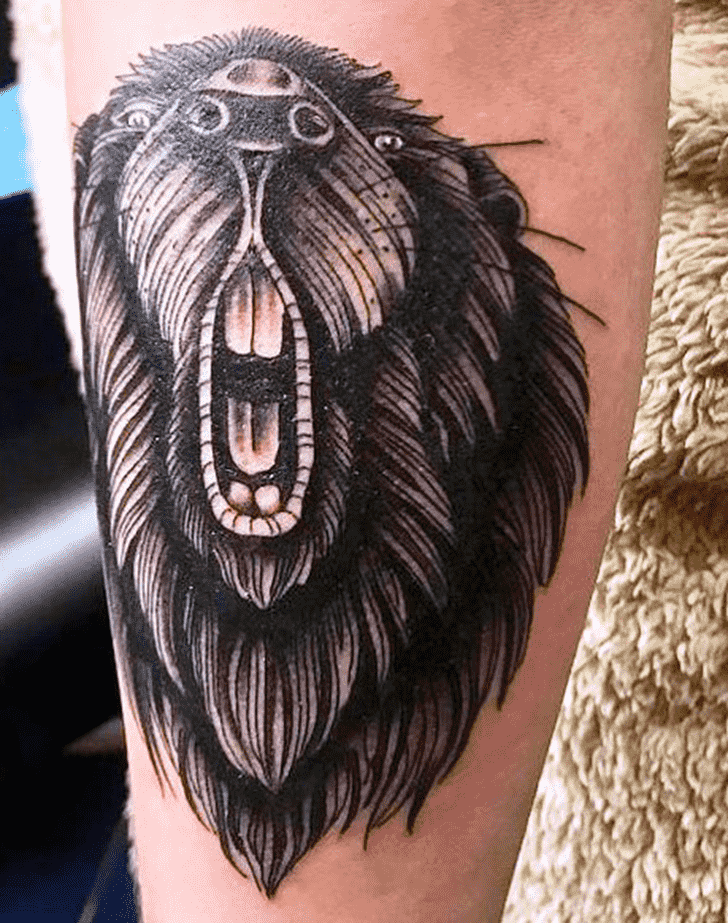 Beaver Tattoo Portrait