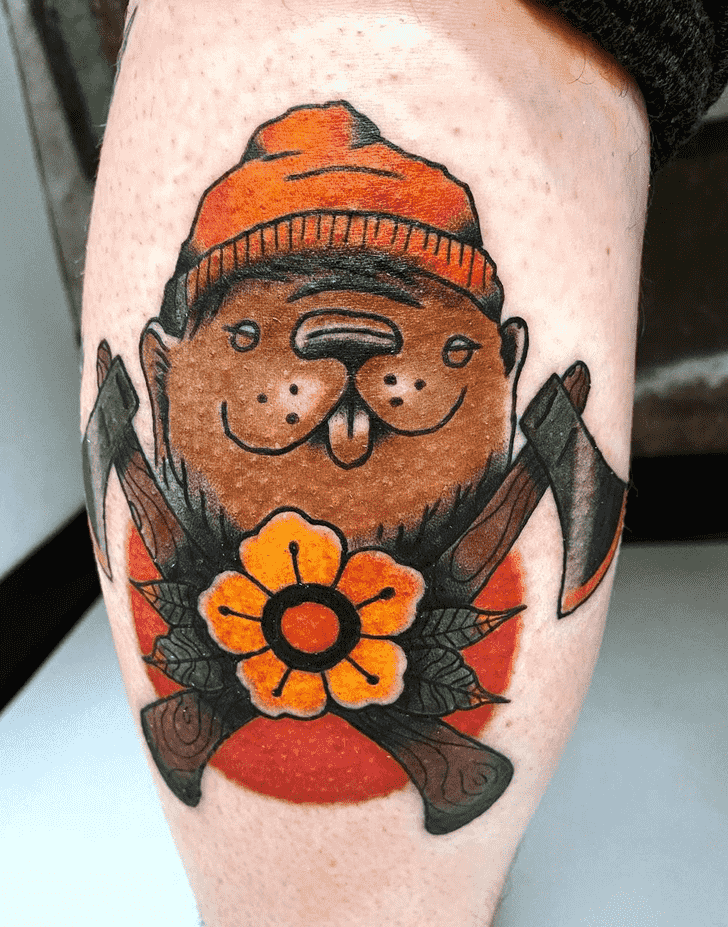 Beaver Tattoo Figure