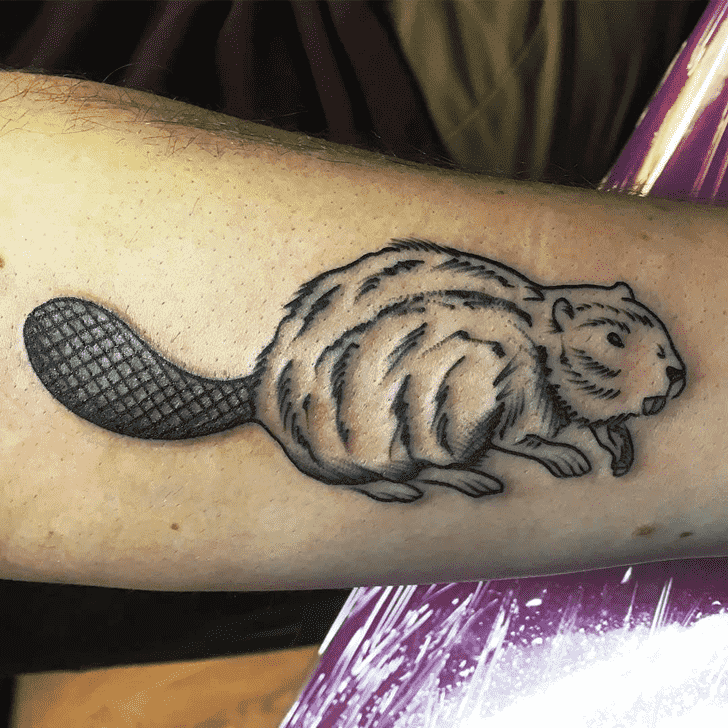 Beaver Tattoo Photograph