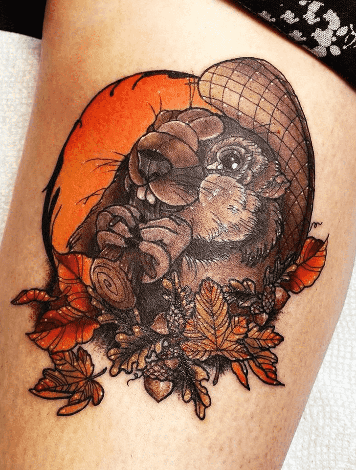 Beaver Tattoo Ink