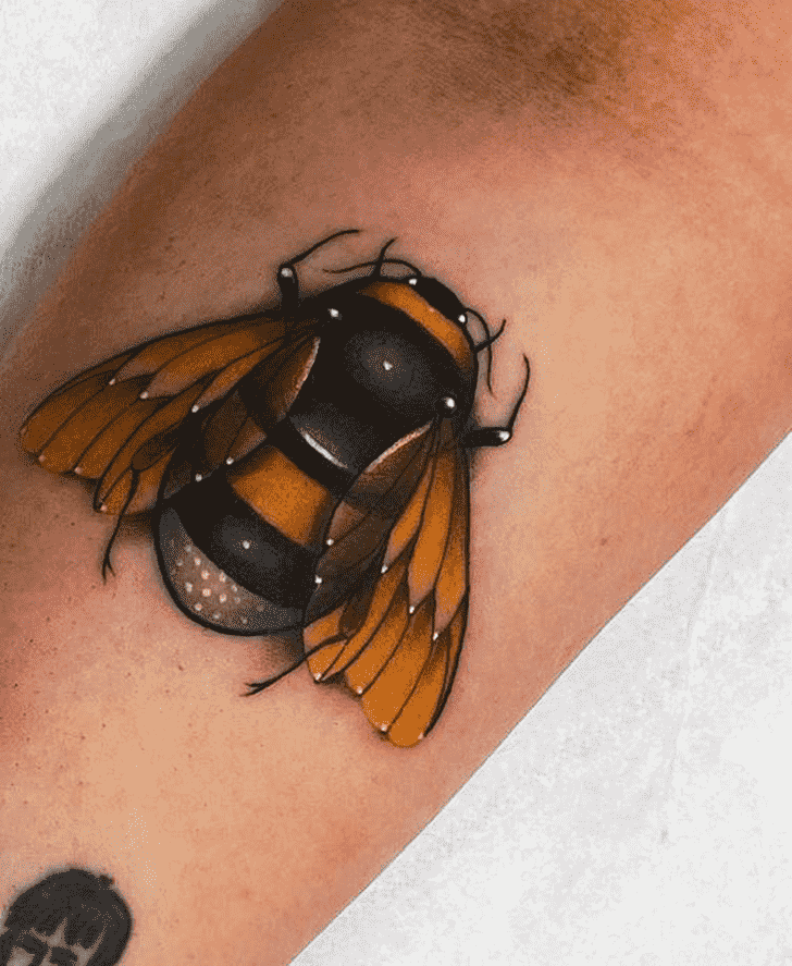 Bee Tattoo Photograph