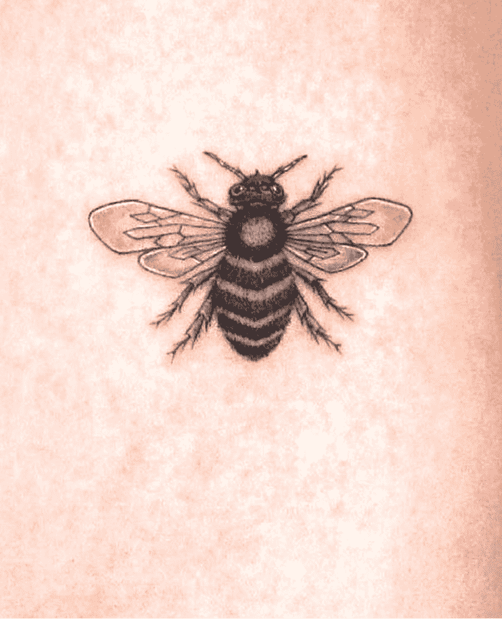 Bee Tattoo Portrait