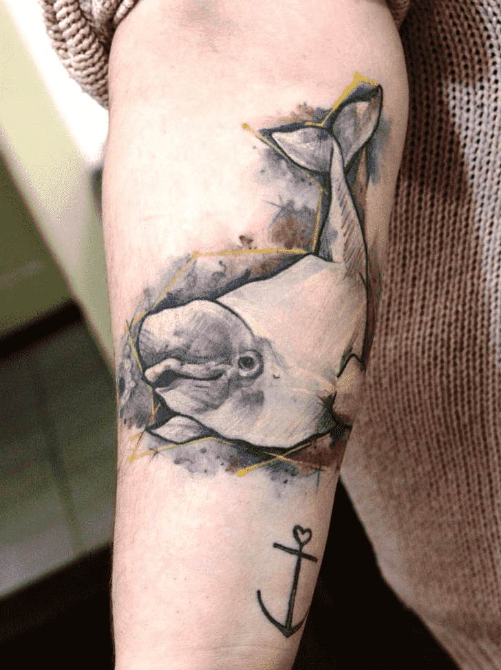 Beluga Tattoo Photograph