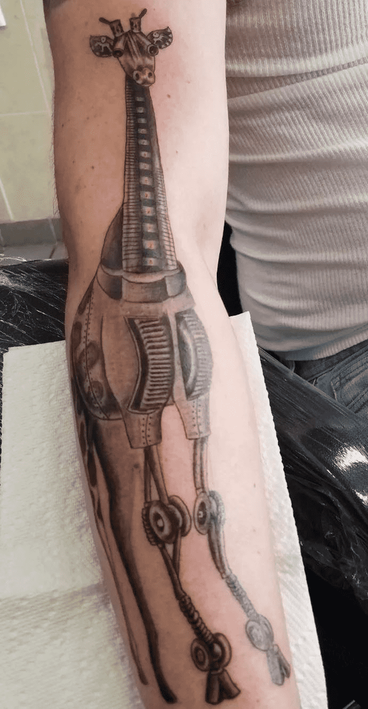 Biomechanical Tattoo Design Image