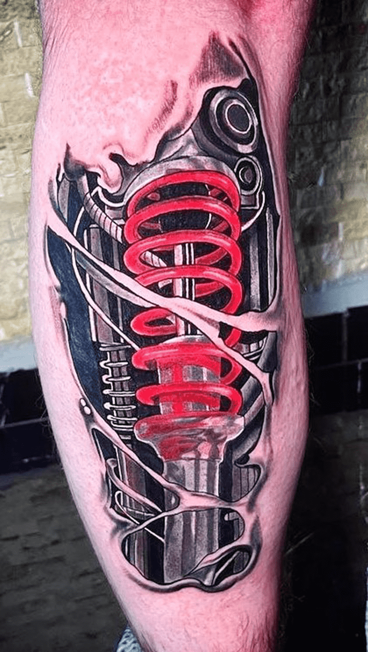 Biomechanical Tattoo Portrait