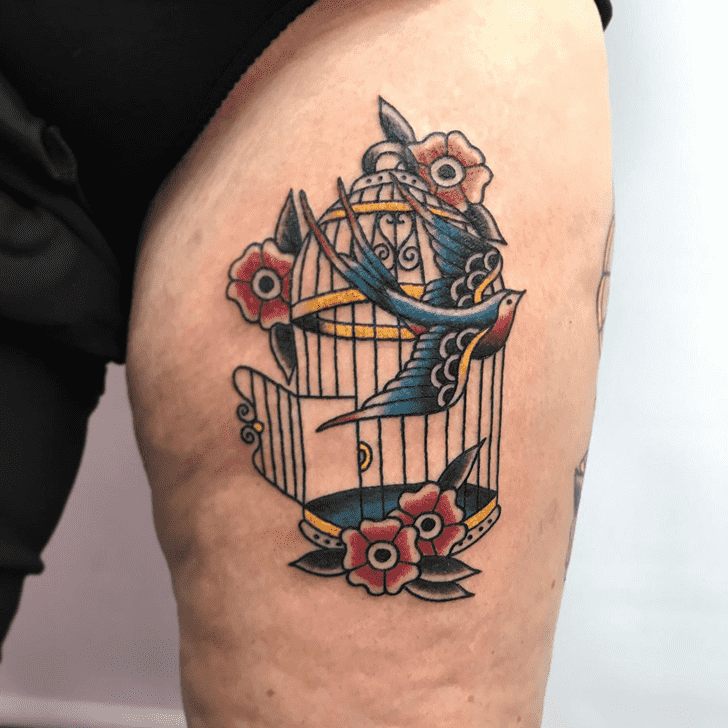 Bird Cage Tattoo Ink