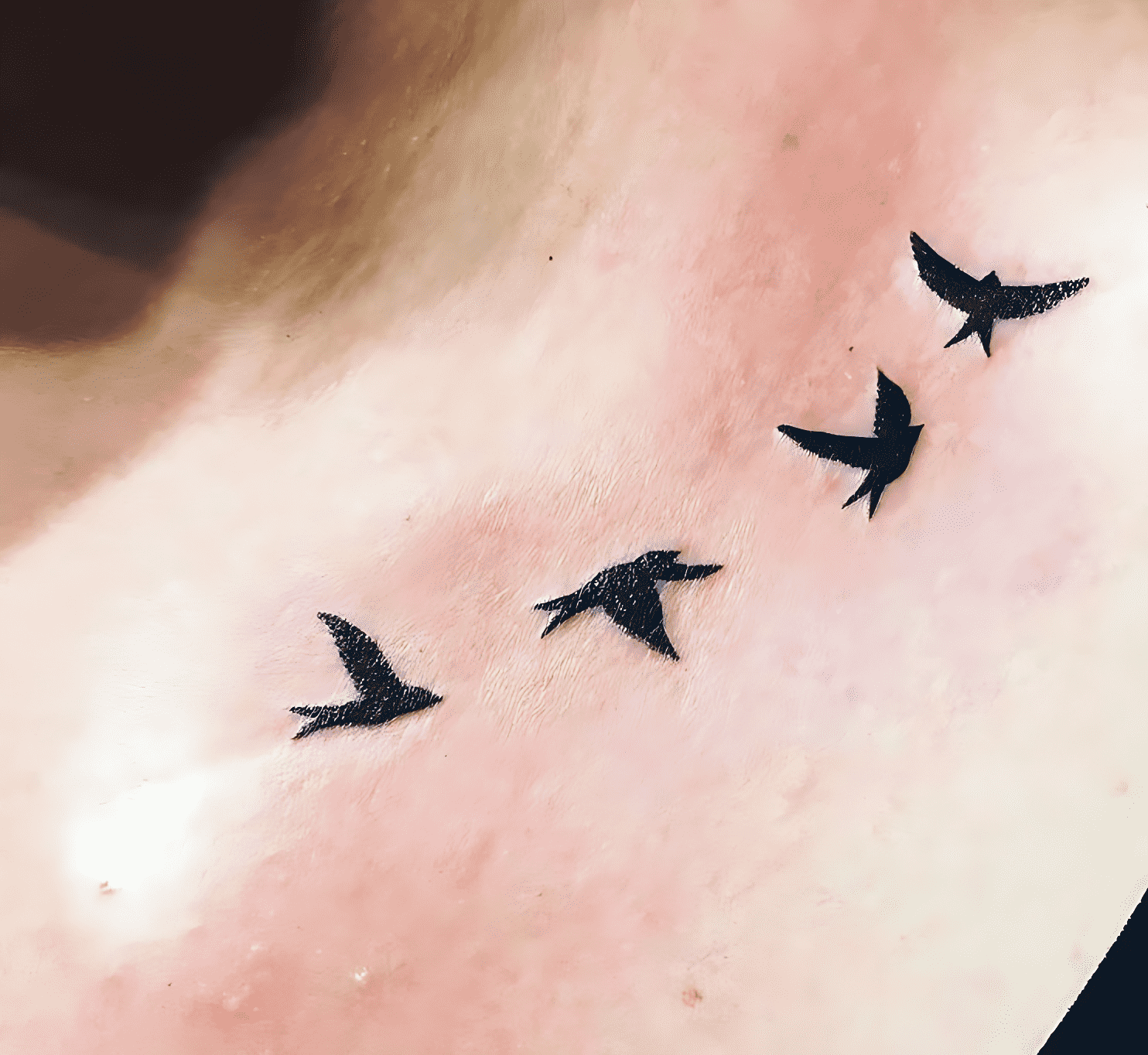 Bird Flying Tattoo Design Image