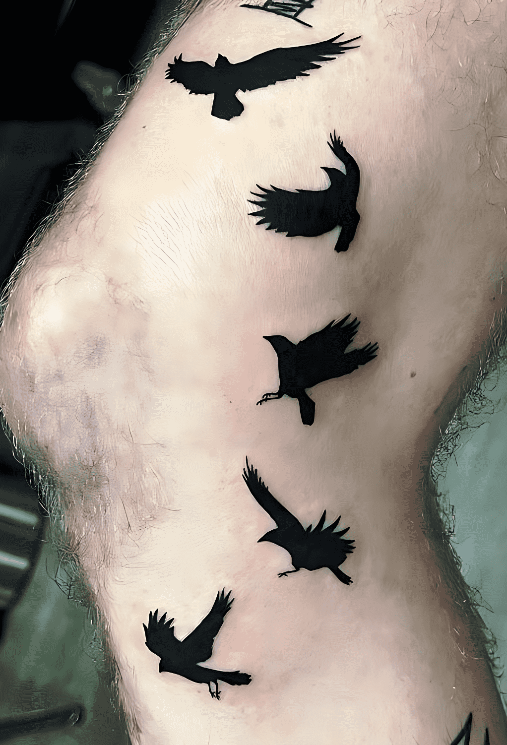Bird Flying Tattoo Design Image
