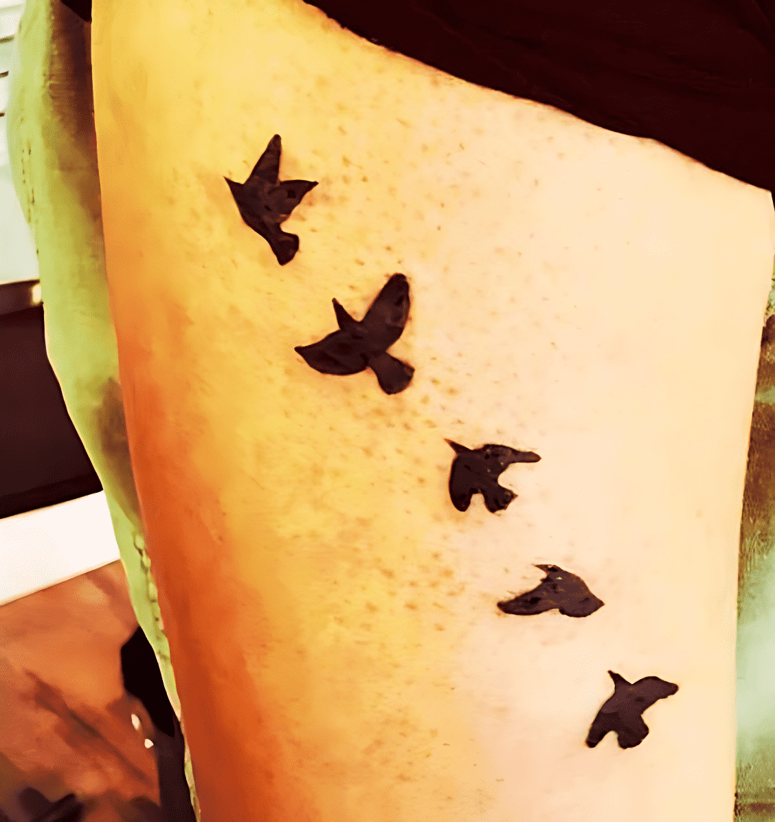 Bird Flying Tattoo Snapshot