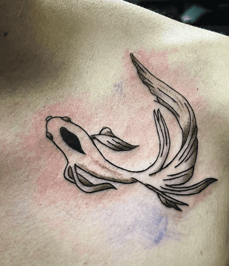 Black And White Fish Tattoo Photos