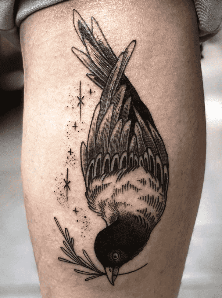 Black Bird Tattoo Ink