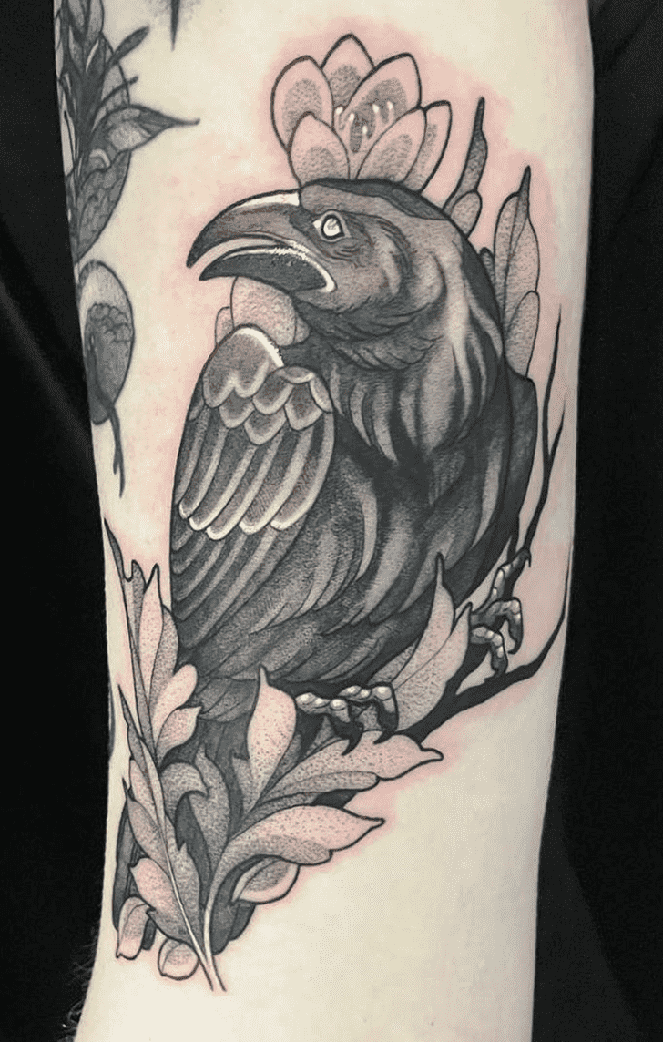 Black Bird Tattoo Design Image