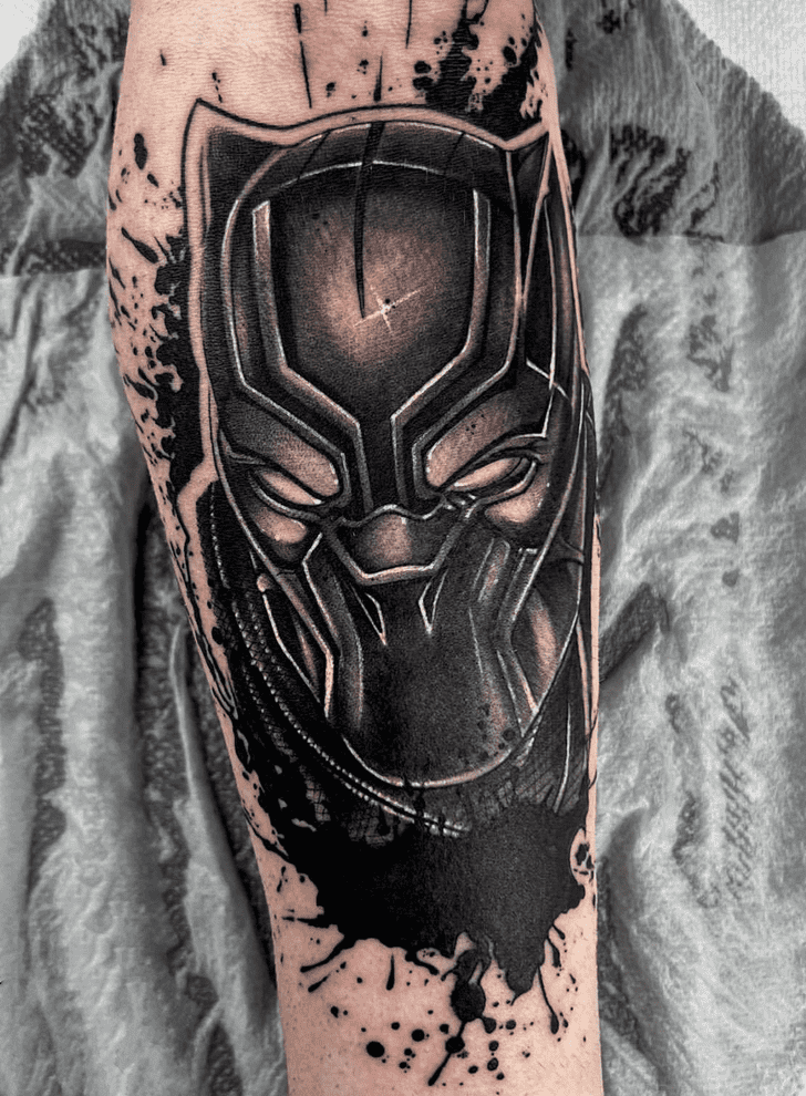 Black Panther Tattoo Design Image