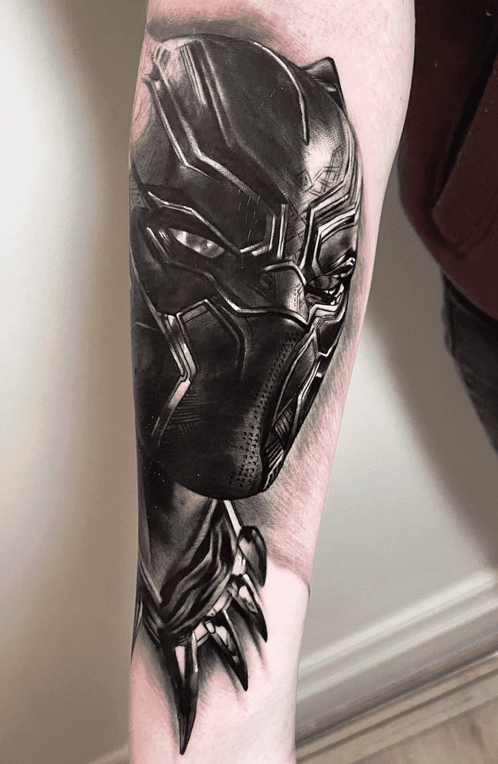 Black Panther Tattoo Picture