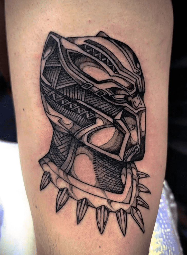Black Panther Tattoo Shot