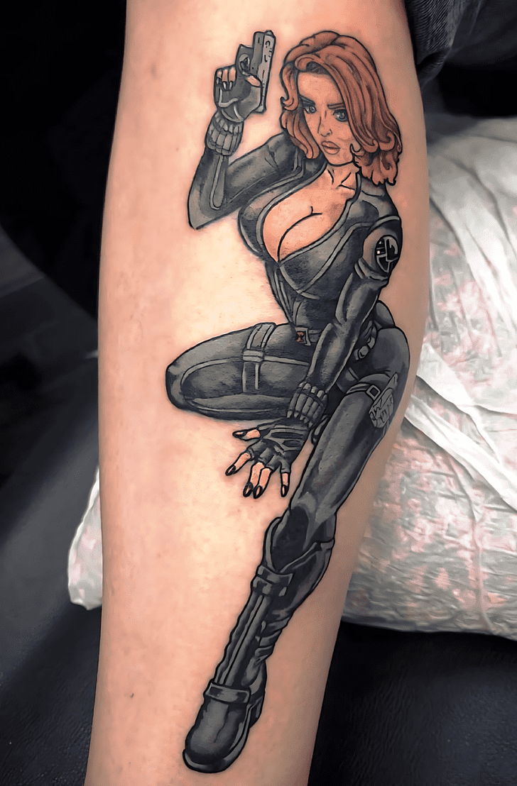 Black Widow Tattoo Ink