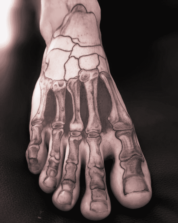 Bone Tattoo Photograph