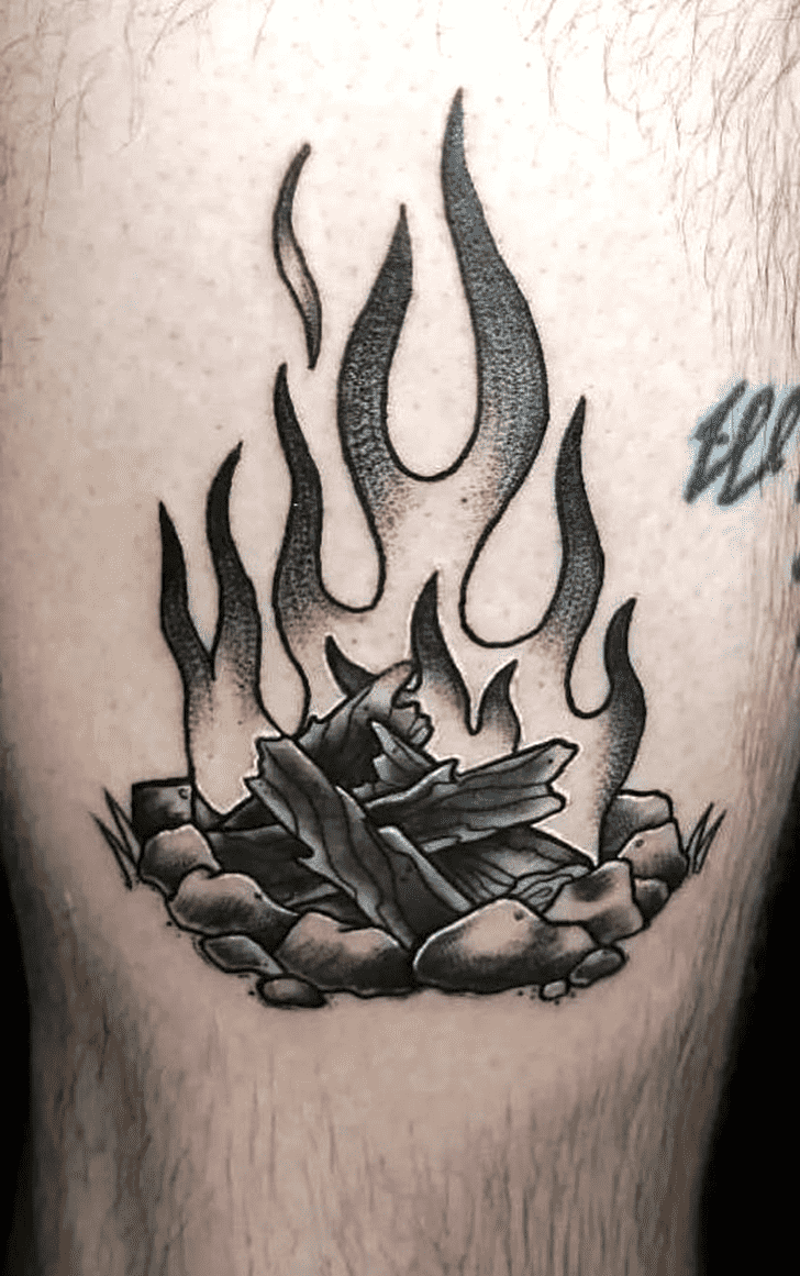 Bonfire Tattoo Photo