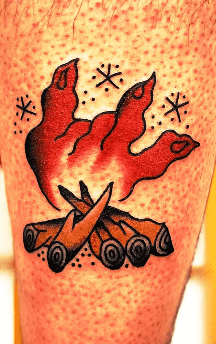 Bonfire Tattoo Photograph