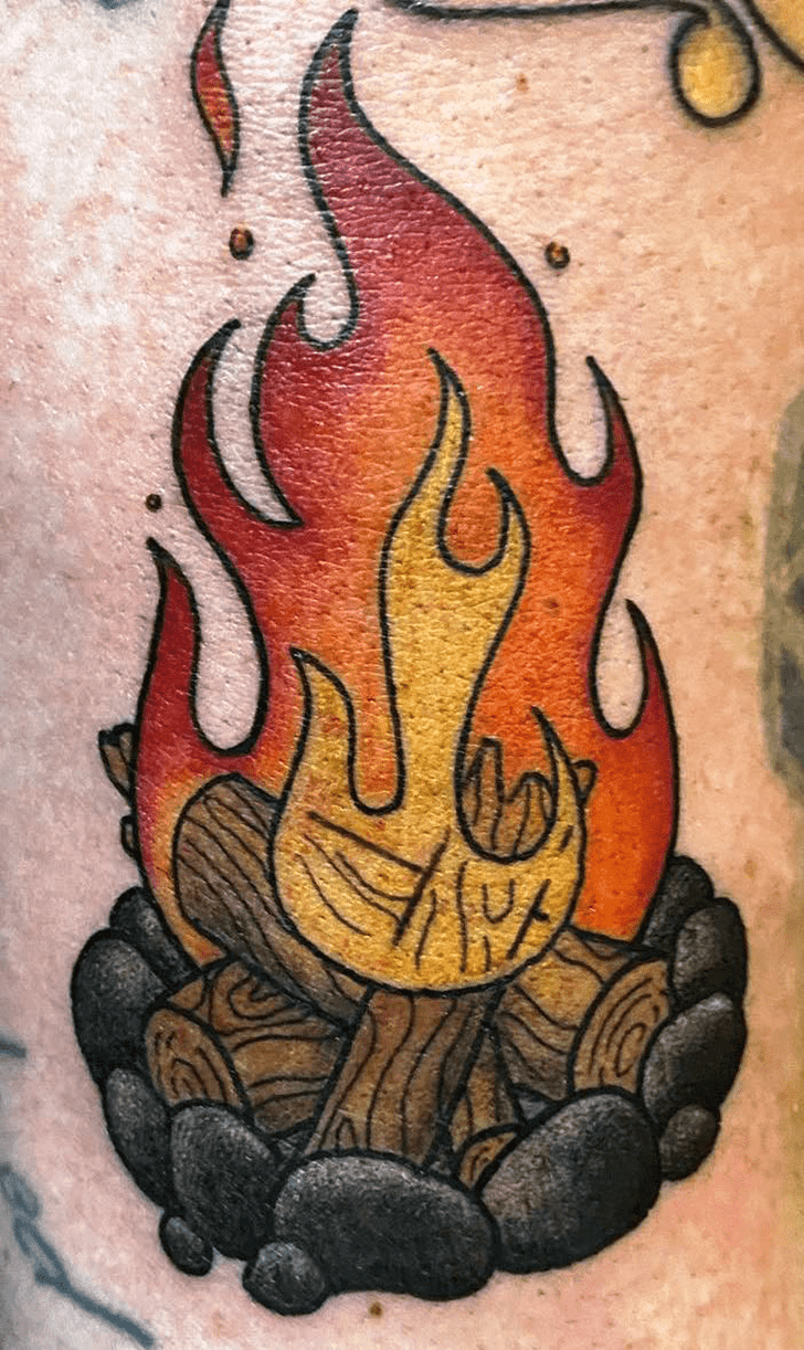 Bonfire Tattoo Shot