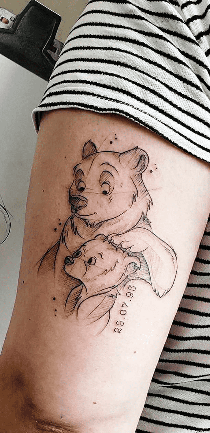 Brother Bear Tattoo Portrait