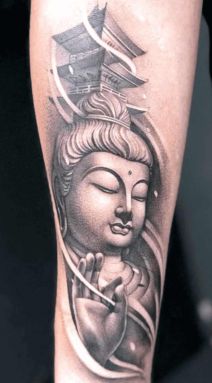 Buddha Tattoo Shot