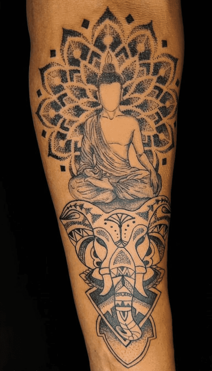 Buddha Tattoo Photograph