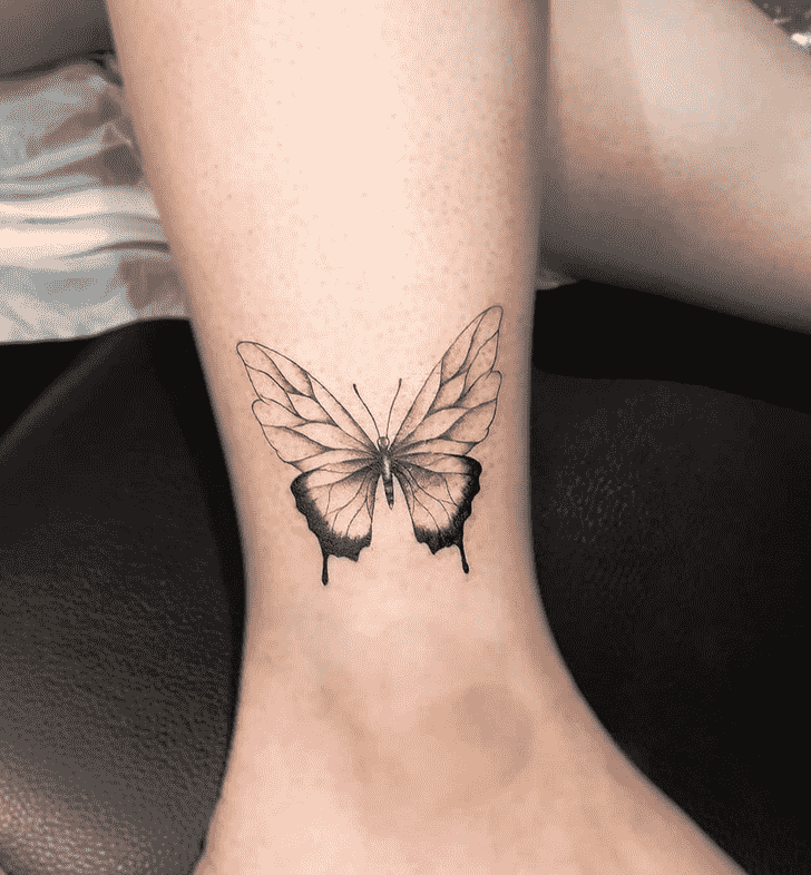 Butterfly Tattoo Shot
