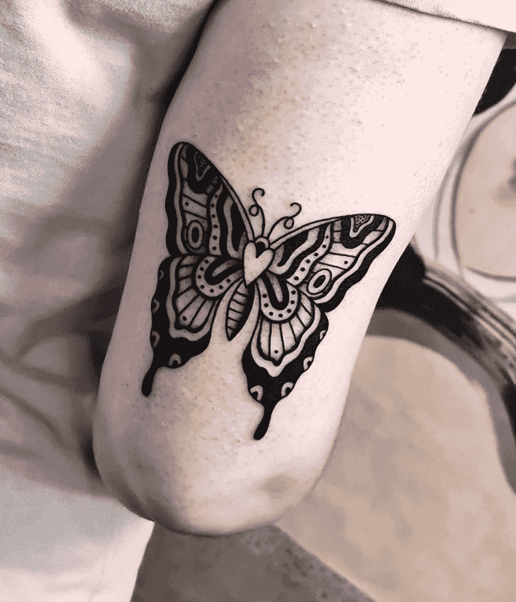 Butterfly Tattoo Portrait