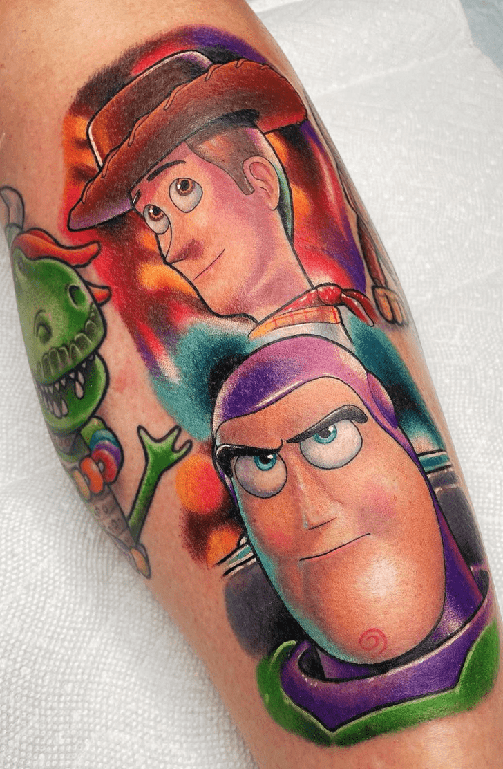 Buzz Lightyear Tattoo Figure