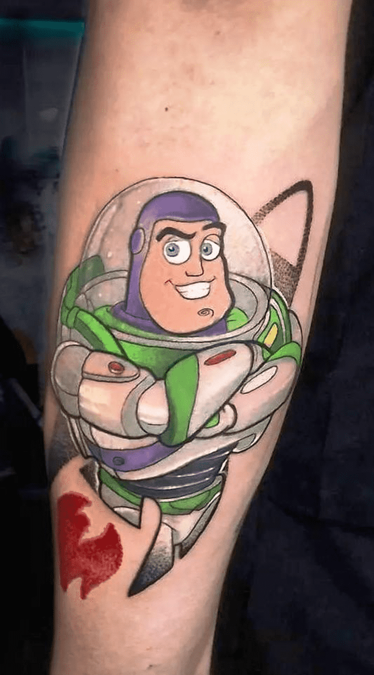 Buzz Lightyear Tattoo Figure