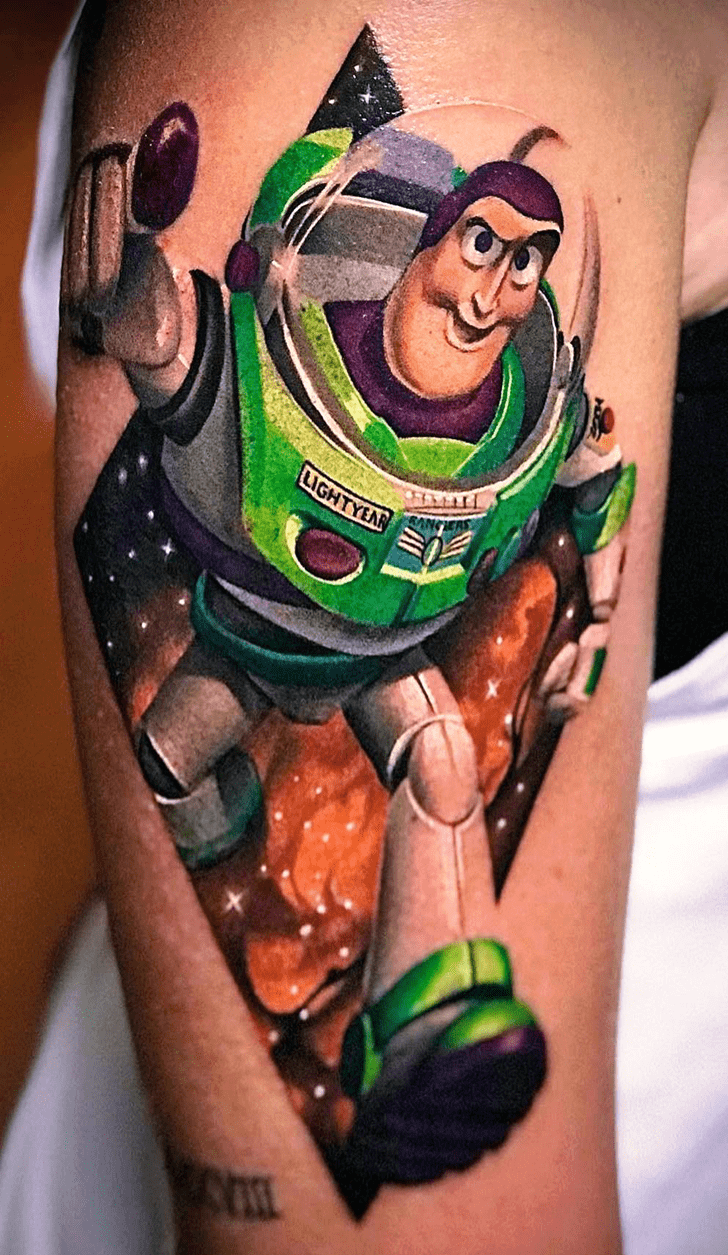Buzz Lightyear Tattoo Portrait