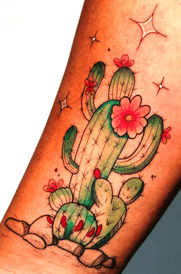 Cactus Tattoo Design Image