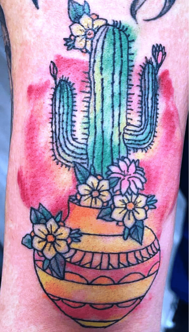 Cactus Tattoo Photograph