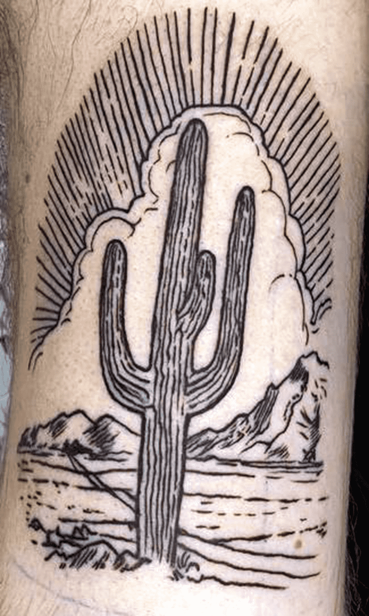Cactus Tattoo Snapshot
