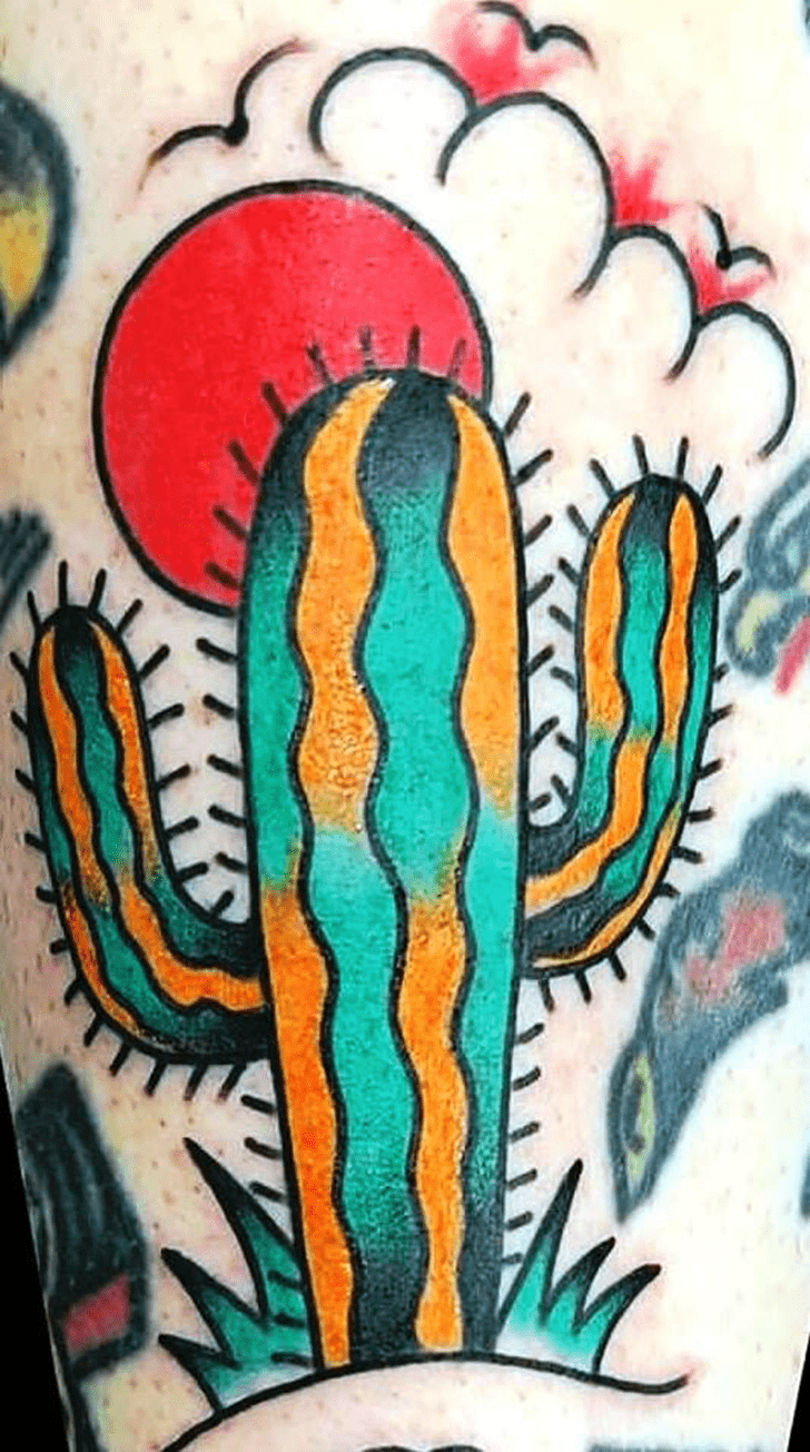 Cactus Tattoo Shot