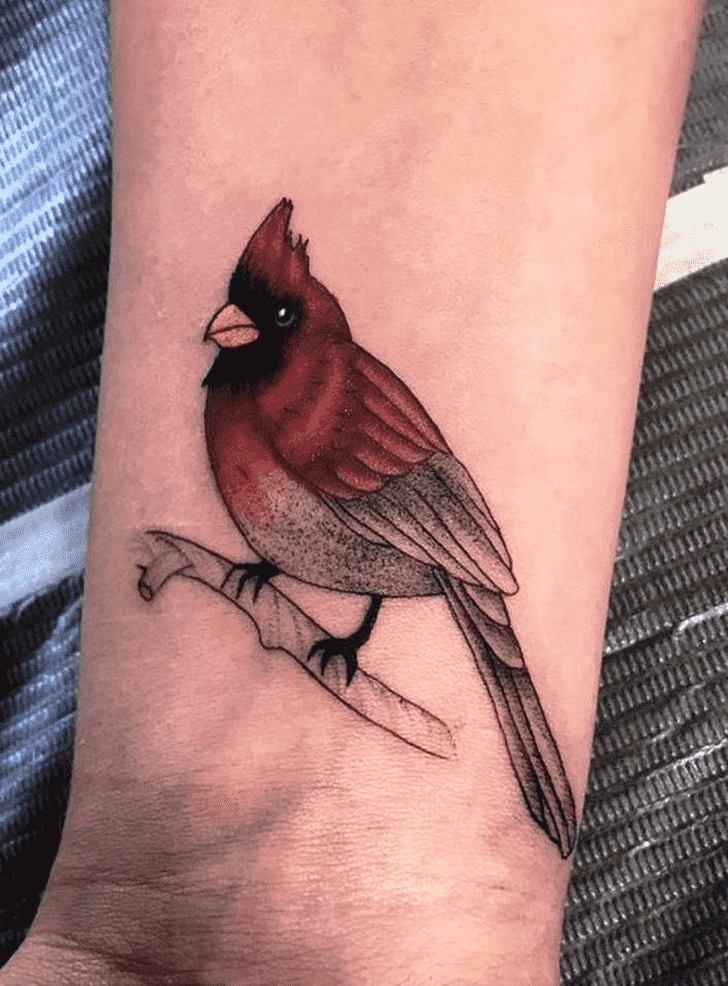 Cardinal Tattoo Figure