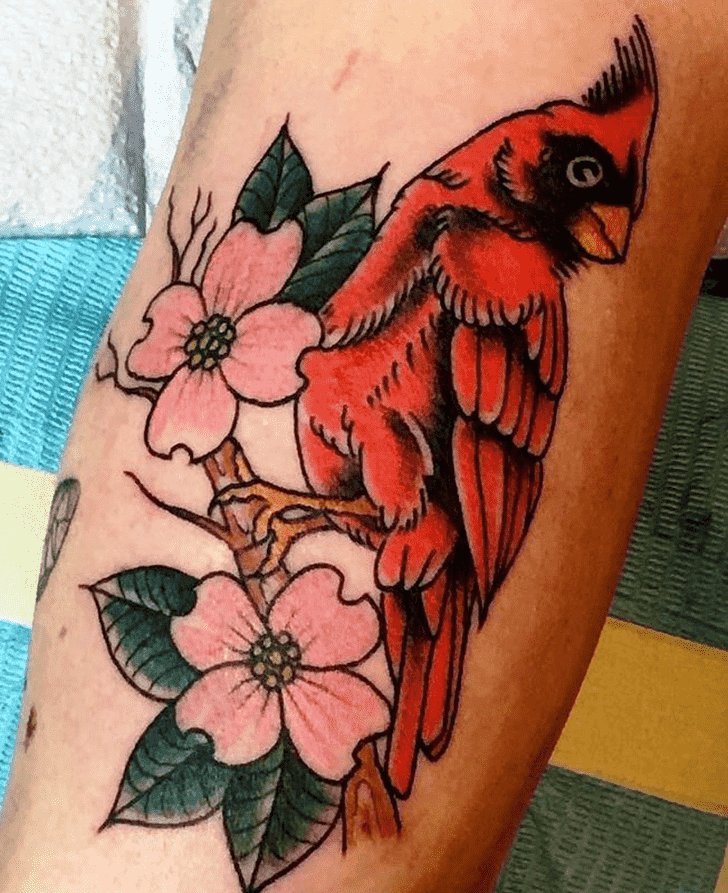 Cardinal Tattoo Figure
