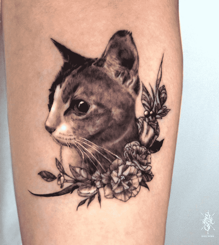 Cat Tattoo Shot
