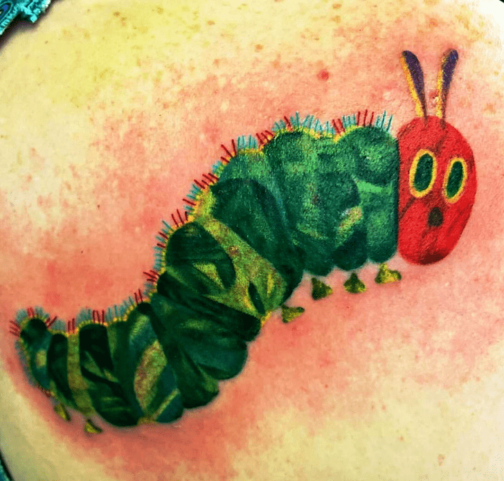 Caterpillar Tattoo Portrait